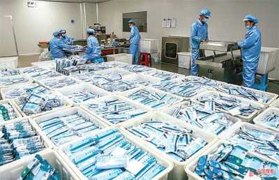 河南駐馬店:開足馬力趕訂單 助力防控疫情